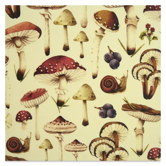 Elan Transfers Overglaze Decal Sheet - Mushrooms {1}