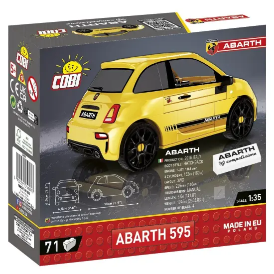 COBI Abarth 595 Vehicle {3}