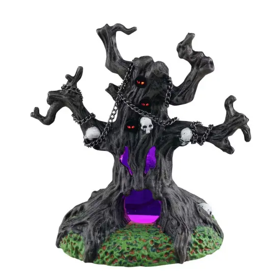Chained Spooky Tree - Lemax Spooky Town {1}