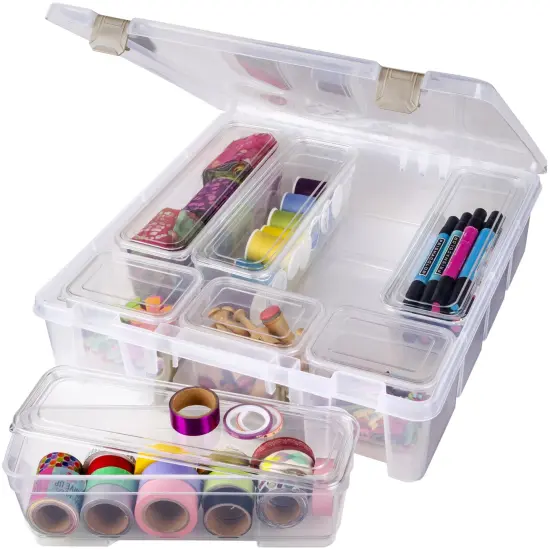 ArtBin Super Satchel With XL Bins-Translucent {4}