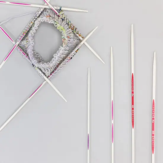 Prym Ergonomics 8" Double Point Set, Size US 1, 2, 4 & 6 Knitting Needles, Assorted 20 Count {2}