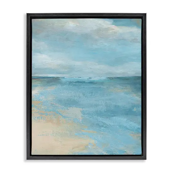 Stupell Industries Beach Edge Abstraction Floating Frame By Carol Robinson {7}