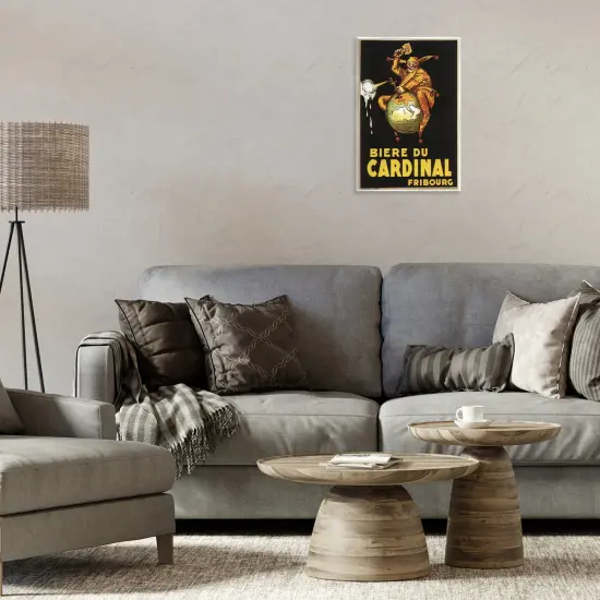 Stupell Industries Antique Cardinal Beer Poster Wall Plaque By Marcus Jules {8}