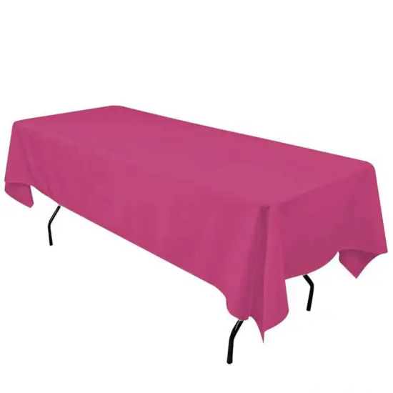 60" x 108" Banquet Polyester Tablecloth {7}