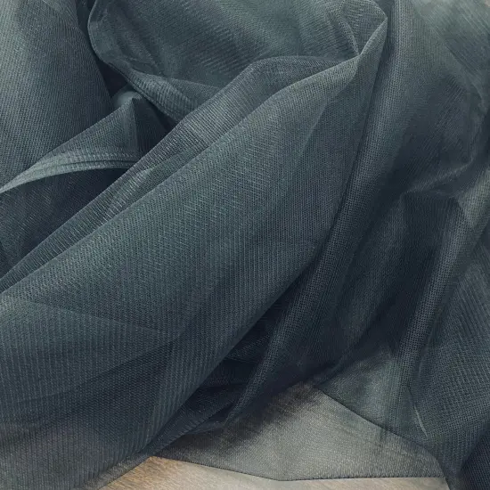 1 Yard 2-Way Stretch Nylon Net Mesh Fabric, 60" Width Lightweight Sheer Mesh for Gowns, Dancewear & Costumes Black {1}