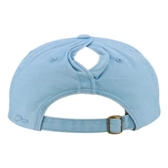 Infinity Her&reg; Women's Pigment Dyed with Fashion Undervisor Cap Cashmere Blue/Floral {2}