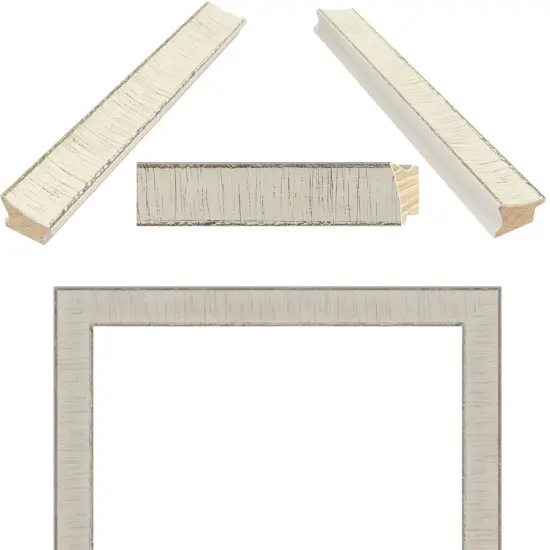 White Birch Wood Scoop Picture Frame 16x16 frame {5}