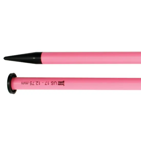 Susan Bates Luxite Single Point Knitting Needles 14"-Size 17/12.75mm {3}