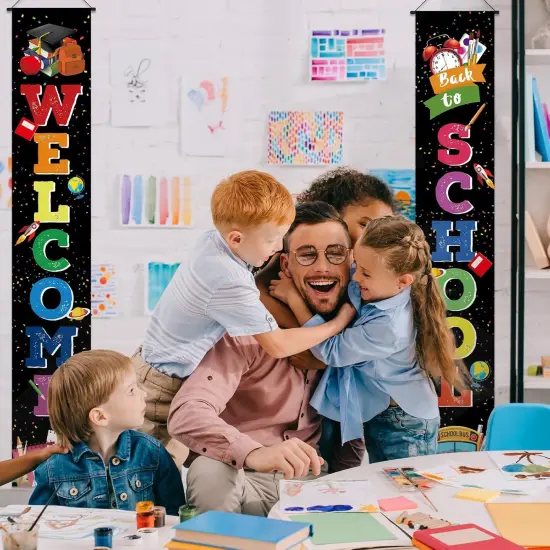 Welcome Back to School Banner Banner for Doorway {4}
