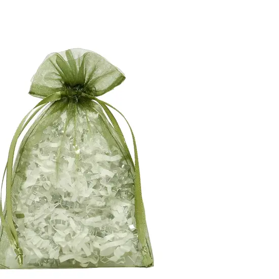 5&rdquo; x 8&rdquo; Sheer Organza Bags Great for Wedding Favors {4}