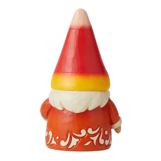 Jim Shore 5.5 Inch Small But Sweet Halloween Figurine , Halloween Decor Candy Corn Gnome Orange {2}