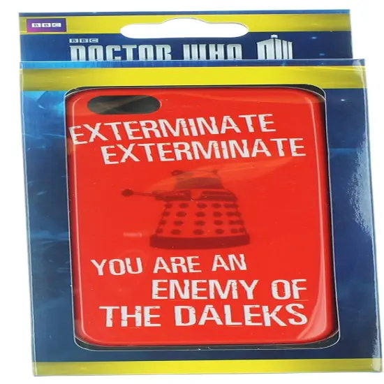Doctor Who iPhone 5 Hard Snap Case Exterminate You Are The Enemy Of The Daleks {1}