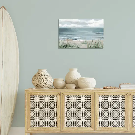 Stupell Industries Sprouting Beach Grasses Canvas By Hannah Dawson {2}