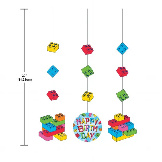 Block Bash Hanging Cutouts (3/Pkg) {2}
