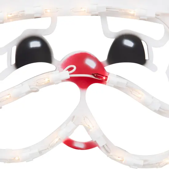 Northlight Lighted Santa Claus Christmas Window Silhouette - 17.5 Inch White {7}