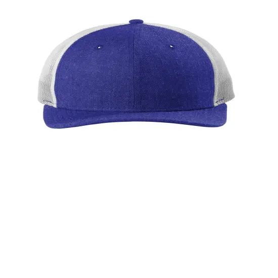 New Era&reg; Snapback Low Profile Trucker Cap Heather Roy/Wh {1}