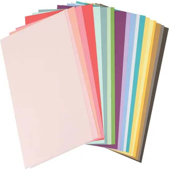 Sizzix Textured Cardstock Sheets A4 80/Pkg-Assorted Colors {3}