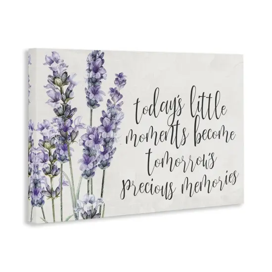 Stupell Industries Today's Little Moments Sentiment Canvas By Kim Allen {3}