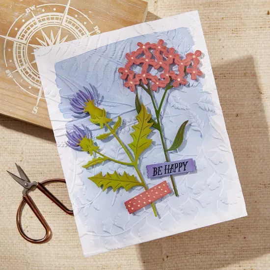 Spellbinders Etched Dies From The Field Notes -Wildflowers {5}