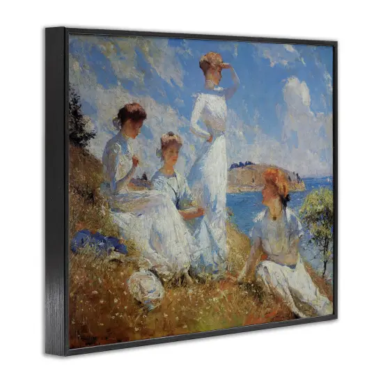 Stupell Industries Ladies on Shore Classic Painting Framed Giclee By Marcus Jules {9}