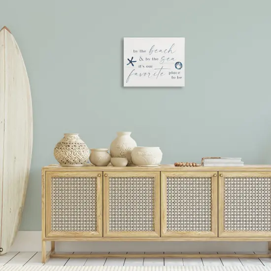 Stupell Industries Beach & Sea Favorite Place To Be Canvas By Natalie Carpentieri {2}