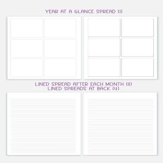 Undated Planner - Signature Layout, Spiral Bound - "Teal & Pink Floral" (#005) {5}