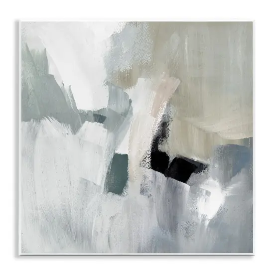 Stupell Industries Quiet In Grays Abstract Wall Plaque Art Design by Lanie Loreth {1}