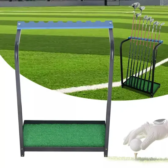 Golf Club Display Rack Organizer Holder Golf Putter Storage Rack Floor Stand {2}