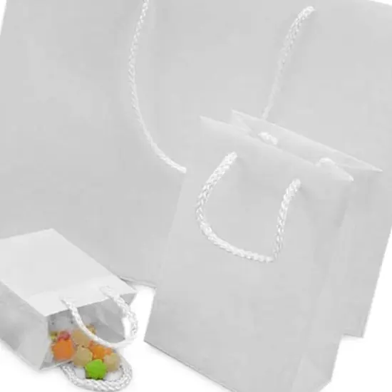 Large Frosted Euro Tote 16" x 6" x 12" {5}