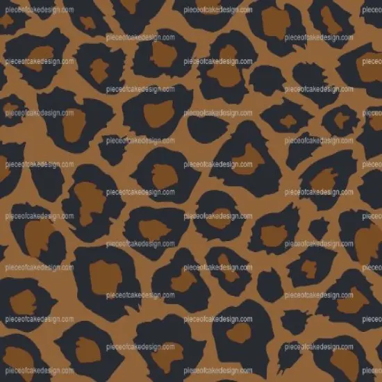 6" ~ Dark Brown Cheetah Print Birthday ~ Edible Cake/Cupcake Topper!!! {1}