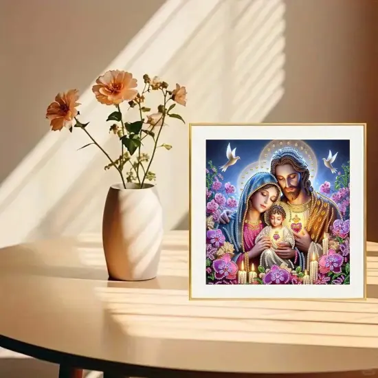 5D Diamond Painting Kits for Adults,Jesus Family Special Shape Diamond Art Kits (12&times;12inch) {2}