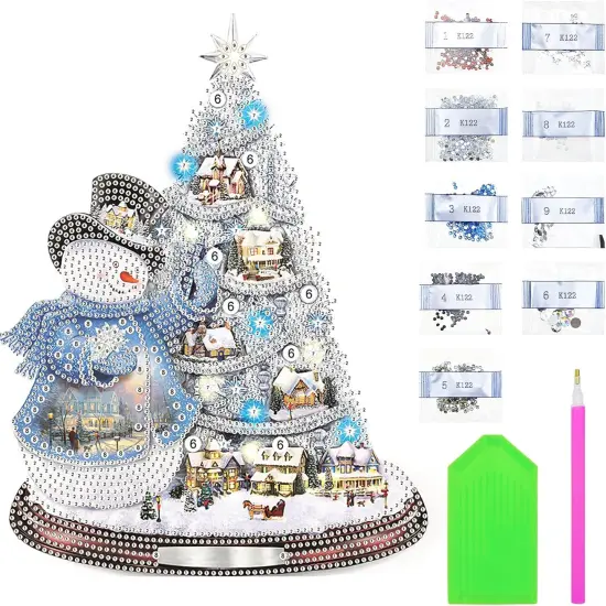 Christmas Diamond Painting Kits Special Shaped Rhinestones Winter 5D {1}