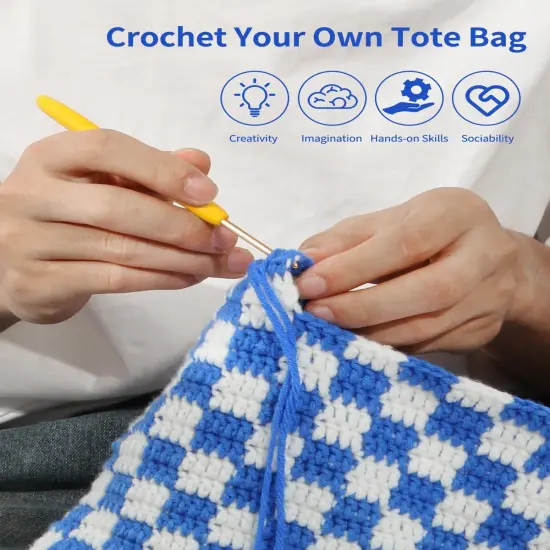 Crochet Kit for Beginners (Crochet Tote Bag) {3}