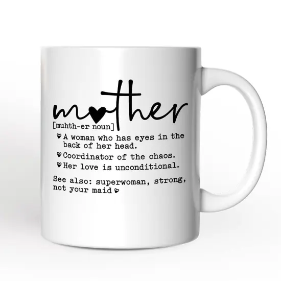 Mother DefinitionMug, Inspirational Mother Gift {1}