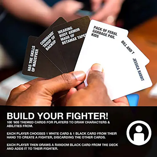 Superfight: 80's Deck - Expansion Adds 100 Themed Cards, Who Would Win In A Fight, Party Game, Ages 8+, 3+ Players {7}