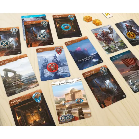 Funforge: Monumental Duel - Exploration - Civilization Deck-Building Board Game, Strategy Game, Combine Or Standalone, Ages 10+, 2 Players, 60-90 Min {4}
