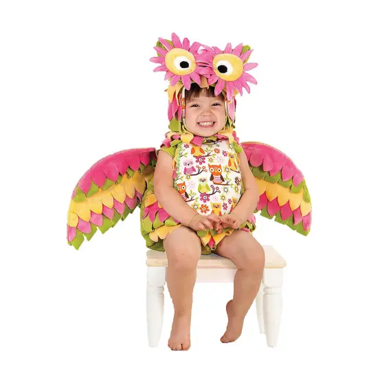 Toddler Hootie The Owl Halloween Costume Colorful Outfit {1}