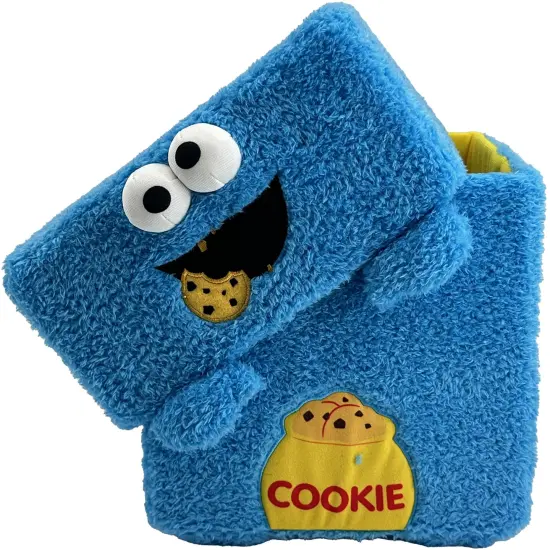 Sesame Street: Storables 10" Box - Cookie Monster - Character Themed Bin, Fabric Storage Container, Opening Top Lid, Holds Toys Books & More, Licensed {5}