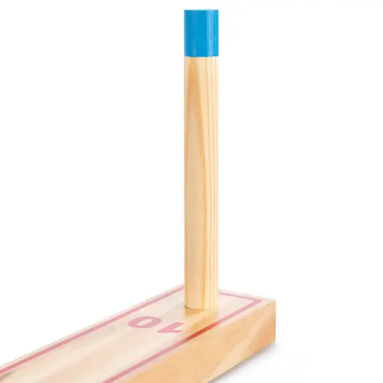 Grasshopper Games: Ring Toss - Classic Throwing Game, Wood Set, 5 Stumps & Hoops, Indoor-Outdoor Play, Travel Bag, Party-Backyard Activity, Family Age 3+ {6}