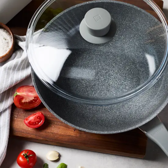 ZWILLING Parma Plus Ceramic 11-inch Aluminum Ceramic Nonstick Wok with Lid {7}