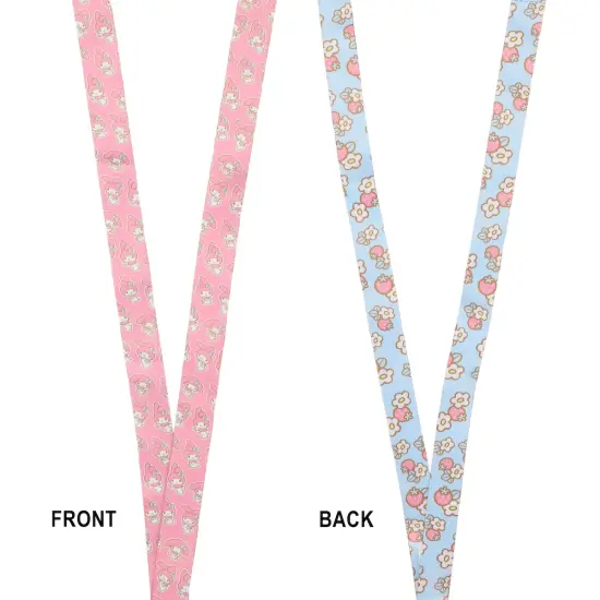 My Melody Floral Lanyard With Character Charm {2}