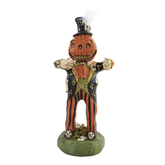 Charles Mcclenning 10.0 Inch The Mysterious Man Halloween Figurine , Lightweight Halloween Decor Halloween Pumpkin Orange {1}