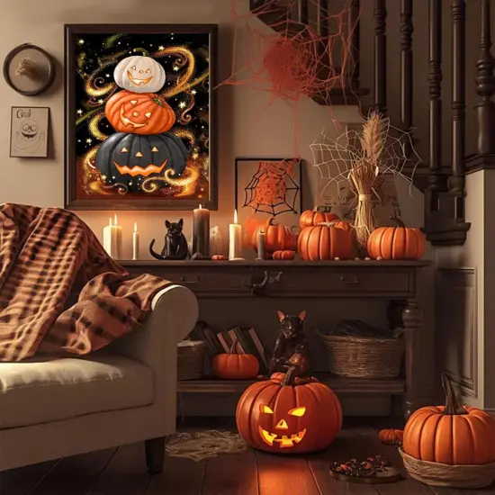 Halloween Paint by Numbers for Adults {3}