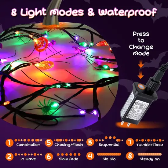 Halloween Decoration Lights 6 FT 54 LED {3}