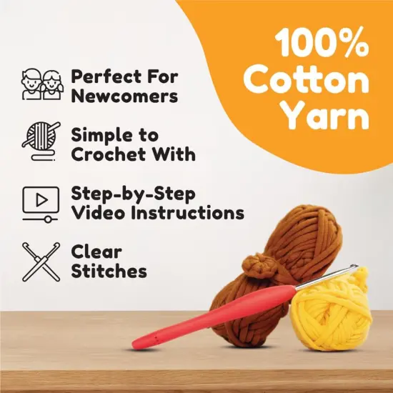 Pizza Crochet Kit for Beginners Kids and Adults {4}