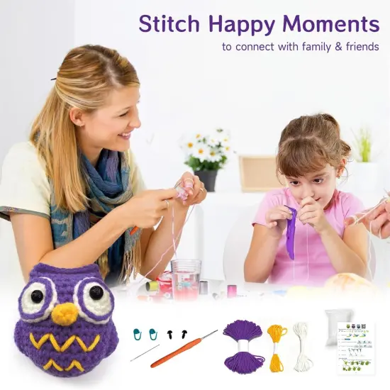 6PCS Crochet Animal Knitting Kit {5}