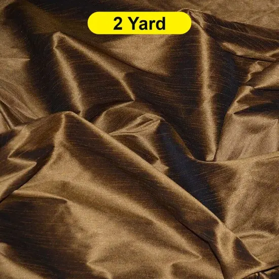Polyester Silk Fabric Faux Silk 54" Wide Light Brown {1}