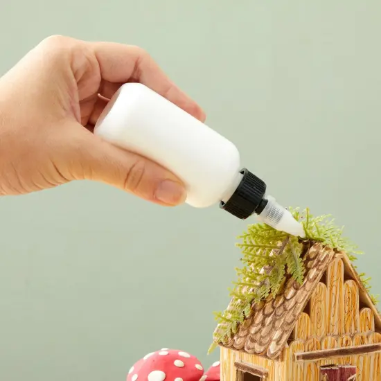 24 Pack Clear 2oz Bottles with Caps for Kitchen, Condiments, Homemade BBQ Sauce, Oil, Boston Round Small Squeeze Bottles for Arts and Crafts, DIY Projects, Glues White {3}