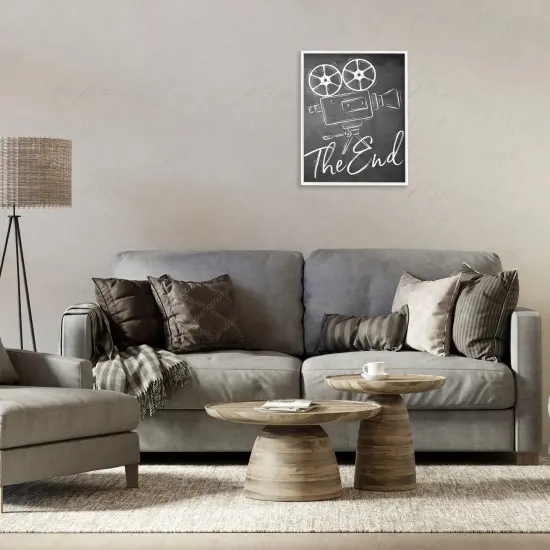 Stupell Industries Vintage Movie Camera Framed Giclee By Kim Allen {2}