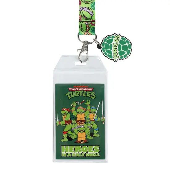 Teenage Mutant Ninja Turtles Heroes in a Halfshell 22-Inch Lanyard With Shell Charm and Clear ID Sleeve {1}